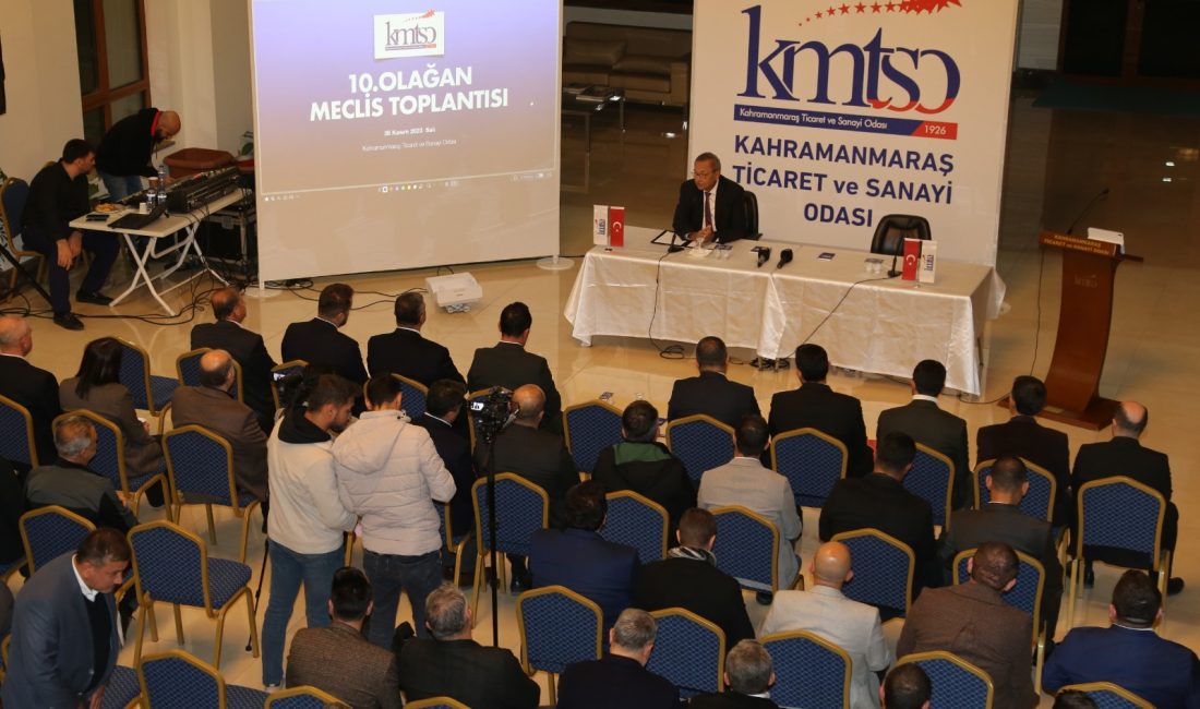 KMTSO Meclisi, 10. Olağan Toplantı ile Kasım Ayı Faaliyetlerini Değerlendirdi Kahramanmaraş Ticaret ve Sanayi Odası (KMTSO) Meclisi 10. Olağan Toplantısı’nı