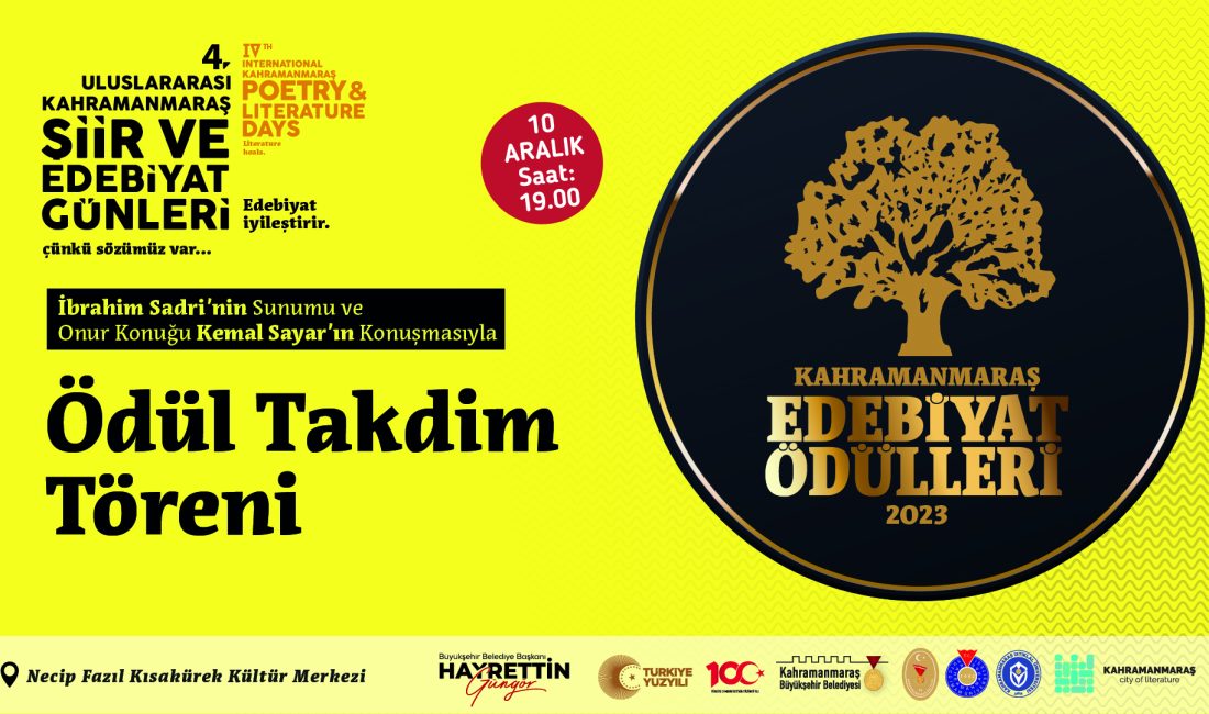 Büyükşehir Belediyesinin 4. Uluslararası Kahramanmaraş Şiir ve Edebiyat Günleri, 10