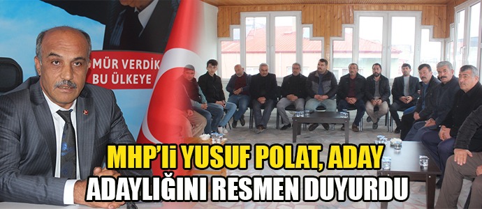 Yusuf Polat MHP Afşin Belediye Başkanlığı Aday Adaylığını Resmen duyurdu Kahramanmaraş ve İlçelerde siyasi hareketlilik devam ediyor Bugün, iş insanı