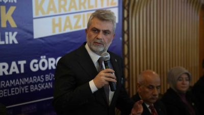 AK Parti Kahramanmaraş Büyükşehir Belediye Başkan adayı Fırat Görgel, cam
