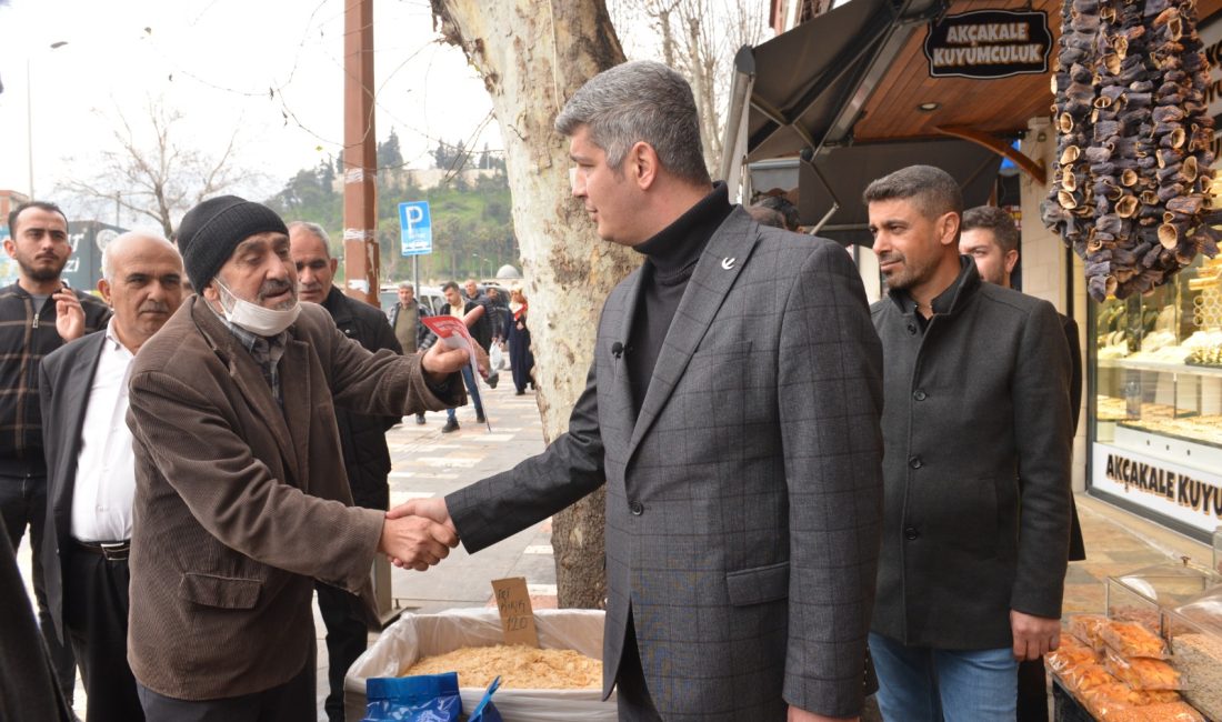 Aydoğar, “1 Nisan’da Şehre Refah Geliyor” 6 Şubat depremlerinin ağır kayıp verdiği kent esnafları ayağa kalkmak