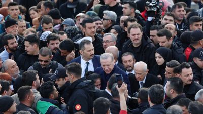 Asrın felaketinin yıl dönümünde Kahramanmaraş’a gelen Cumhurbaşkanı Recep Tayyip Erdoğan,