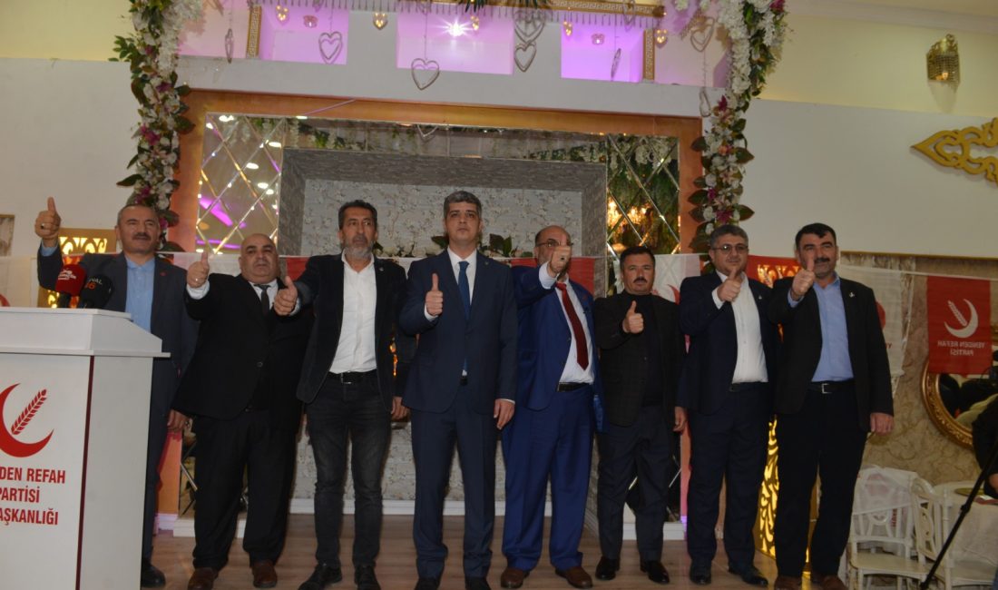 Yeniden Refah’a Bir Dev Katılım Daha Yeniden Refah Partisi Dulkadiroğlu ilçe teşkilatına Dulkadiroğlu Muhtarlar Derneği