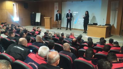 Elektrikli araçlarda meydana gelebilecek yangınlara müdahale konusunda Büyükşehir Belediyesi İtfaiye