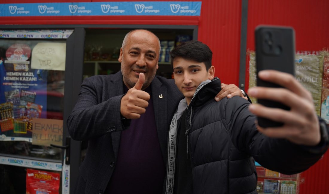 Seçim çalışmaları kapsamında Kapalıçarşı’da ve Kuddusi Baba Bulvarı’nda esnaf ziyaretinde