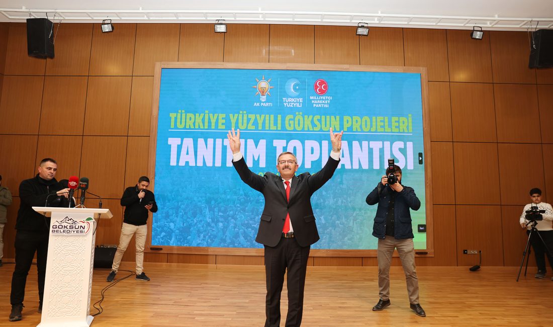 Göksun Cumhur İttifakı Proje Tanıtım Toplantısı Düzenledi 31 Mart 2024 Yerel Seçimlerine sayılı günler kala çalışmalarına aralıksız