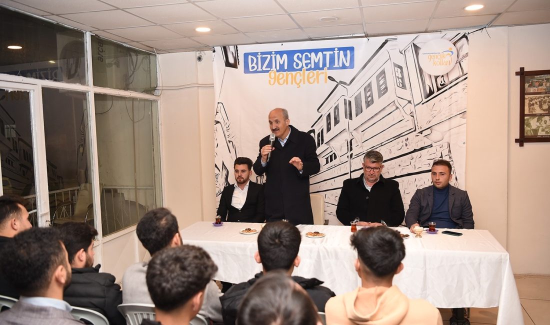Başkan Okay, “Gençlere Güzel Bir Gelecek Hazırlıyoruz” Dulkadiroğlu Belediye Başkanı Necati Okay, seçim çalışmaları kapsamında gençlerle bir