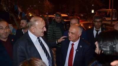 İYİ Parti Genel Başkan Yardımcısı Oktay Vural, ziyaret için geldiği