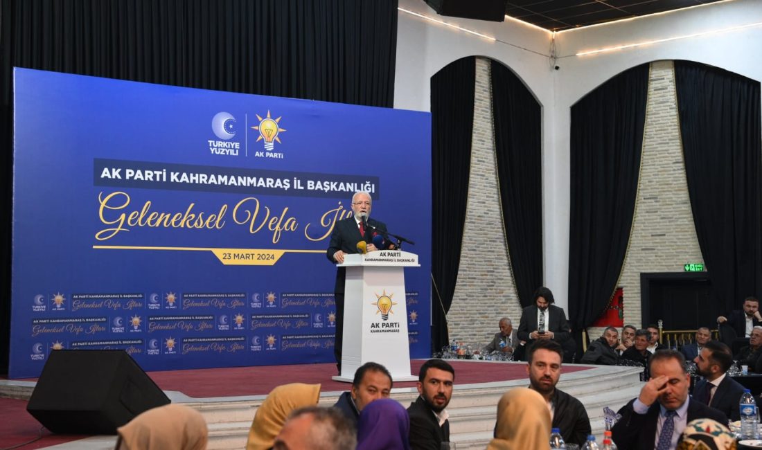 AK Parti'nin Kahramanmaraş kadroları ile kurulduğu günden bu güne teşkilatta