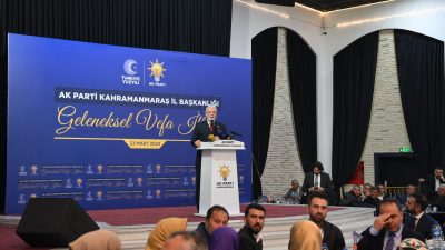 AK Parti'nin Kahramanmaraş kadroları ile kurulduğu günden bu güne teşkilatta