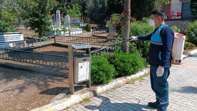 Büyükşehir Belediyesi, Ramazan Bayramı öncesi şehrin muhtelif noktalarında ilaçlama ve