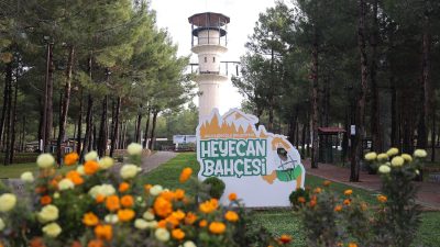 Dulkadiroğlu Belediyesi Yalnız Ardıç Mesire alanı ve Heyecan Bahçesi bayramın