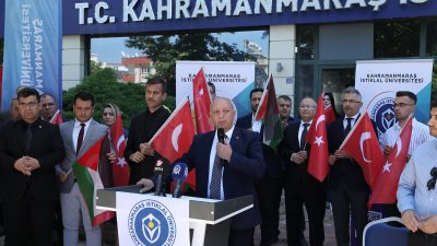Kahramanmaraş İstiklal Üniversitesi (KİÜ) akademisyen, idareci ve öğrenci topluluklarınca gerçekleştirilen