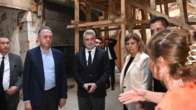 Kültür ve Turizm Bakan Yardımcısı Gökhan Yazgı ile şehirdeki tarihi
