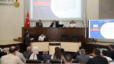 Büyükşehir Belediyesinde Haziran ayı Olağan Meclisi toplandı. Toplantıda, imar plan