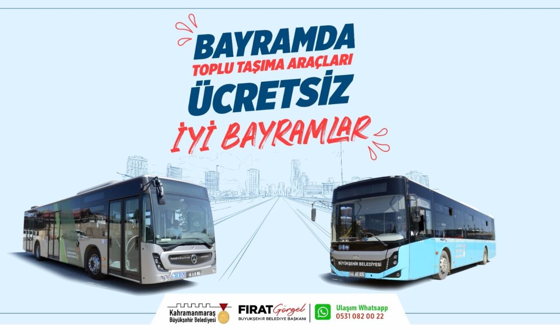Büyükşehir Belediyesi, Kurban Bayramı boyunca belediye ve özel halk otobüsleriyle