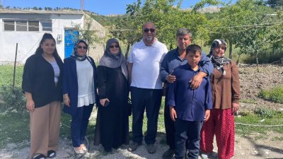Dulkadiroğlu Belediye Başkanı Mehmet Akpınar, Çatmayayla Mahallesi'nde vatandaşlarla bir araya