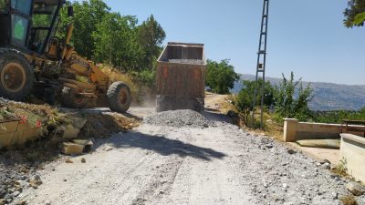 Dulkadiroğlu Belediyesi Fen İşleri Müdürlüğü ekipleri, Kabasakal ve Boyalı mahallelerinde