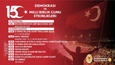 Büyükşehir Belediyesi, Valilik ve paydaş kurumlar iş birliğiyle 15 Temmuz