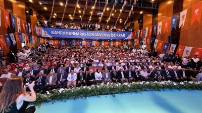 Kahramanmaraş’ta AK Parti Genişletilmiş İl Danışma Meclisi Toplantısı'nda, şehirdeki kalkınma