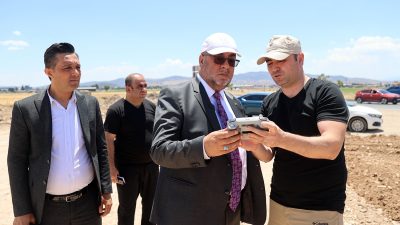Dulkadiroğlu ilçesinin özlemle beklediği Dulkadiroğlu-Çağlayancerit yolu ile ilgili çalışmalar yeniden