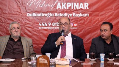 Dulkadiroğlu Belediye Başkanı Mehmet Akpınar, Belediye Başkan Yardımcıları, Kurum Müdürleri