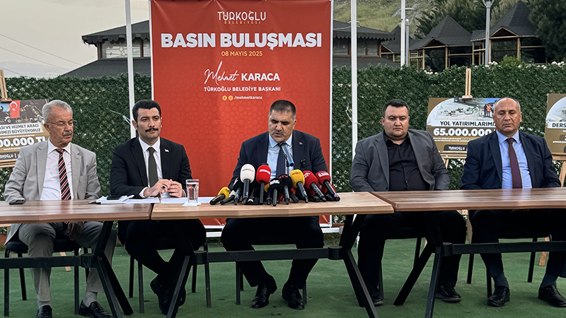 Türkoğlu Belediye Başkanı Mehmet Karaca, görevdeki birinci yılını At ve