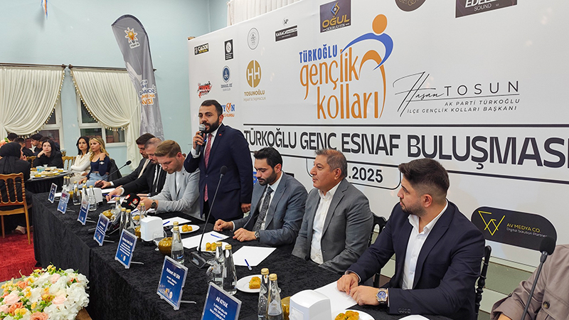 AK Parti Türkoğlu Gençlik Kolları tarafından düzenlenen “Genç Esnaf Buluşması”,