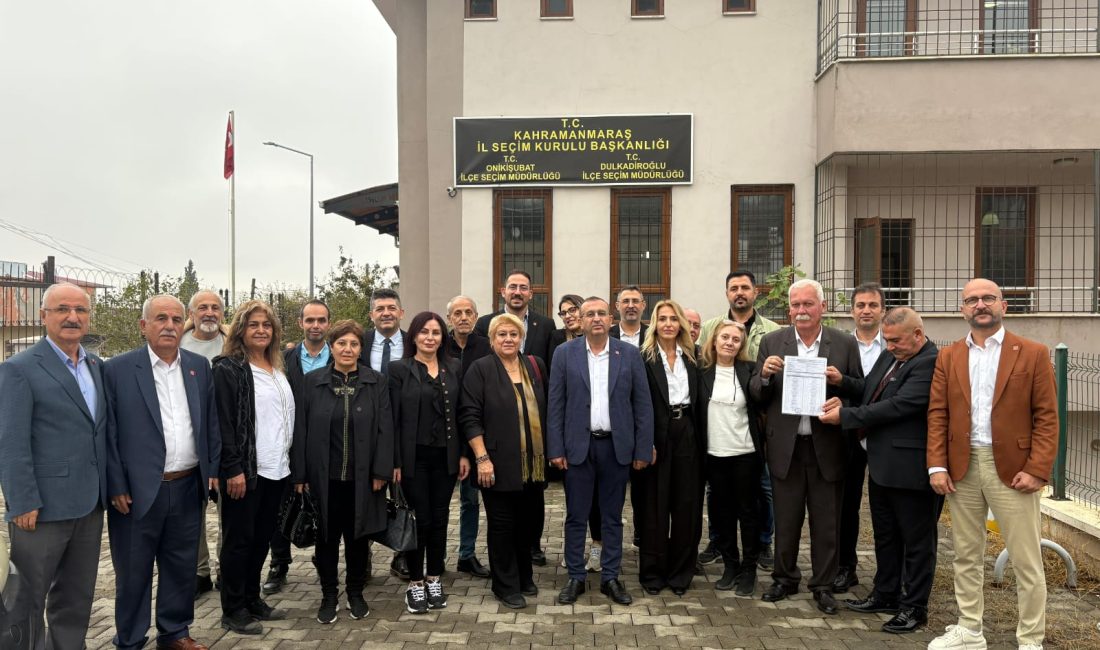 Cumhuriyet Halk Partisi (CHP) Kahramanmaraş İl Başkanı Ünal Ateş, mazbatasını