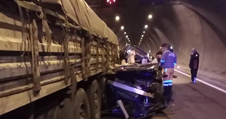 Kahramanmaraş'ta tünelde meydana gelen trafik kazasında 1 kişi öldü, 4