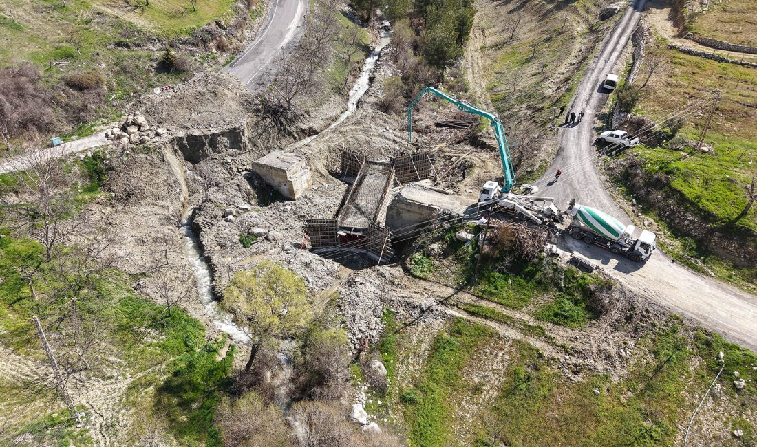 Büyükşehir Belediyesi, Bertiz Grup Yolunda yeni ulaşım yatırımını hayata geçiriyor.