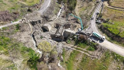 Büyükşehir Belediyesi, Bertiz Grup Yolunda yeni ulaşım yatırımını hayata geçiriyor.