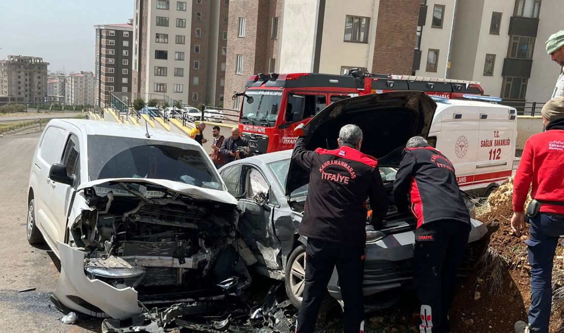 Kahramanmaraş’ın Onikişubat ilçesine bağlı Rasim Özdenören Mahallesi’nde meydana gelen sıkışmalı