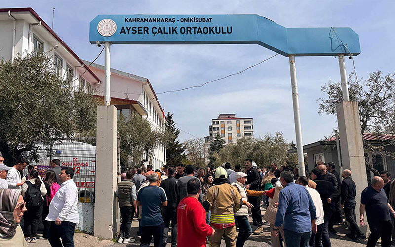 Onikişubat ilçemizde bulunan Ayser Çalık Ortaokulu’nda geçtiğimiz ara tatil döneminde