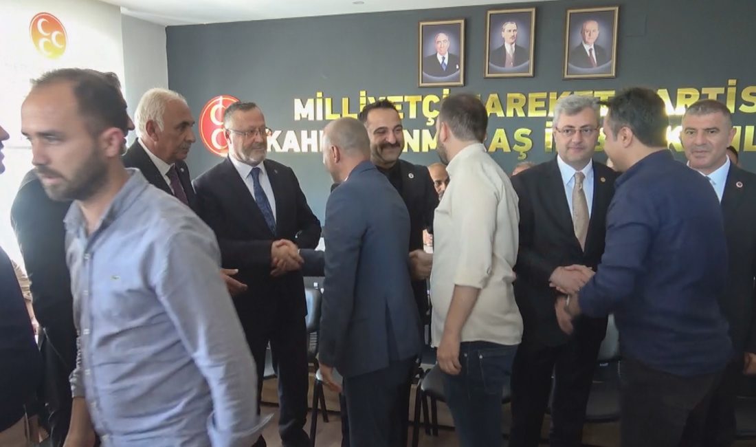 MHP Kahramanmaraş İl Başkanlığı, Kurban Bayramı dolayısıyla düzenlenen bayramlaşma programında