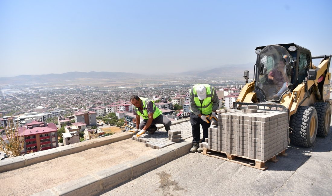 Dulkadiroğlu Belediyesi, ilçe genelinde üstyapı çalışmalarını planlı ve programlı şekilde