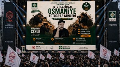 Osmaniye, 3-8 Haziran tarihleri arasında düzenlenecek Fotoğraf Günleri ile fotoğraf