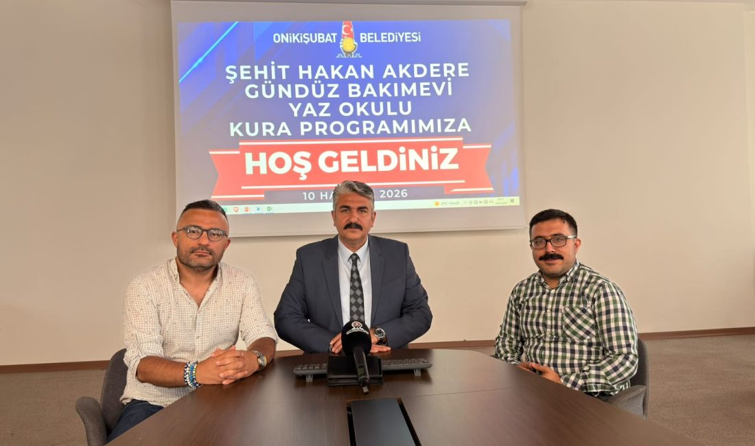 Onikişubat Belediyesi’nin ‘Minik Kalpler Yaz Okulu’nda Kuralar Çekildi Onikişubat Belediyesi, 4-6 yaş arası çocuklara yönelik hazırladığı “Minik Kalpler