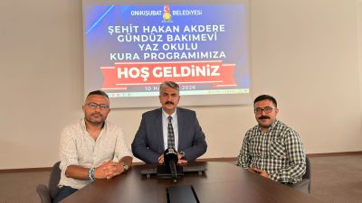 Onikişubat Belediyesi’nin ‘Minik Kalpler Yaz Okulu’nda Kuralar Çekildi Onikişubat Belediyesi, 4-6 yaş arası çocuklara yönelik hazırladığı “Minik Kalpler