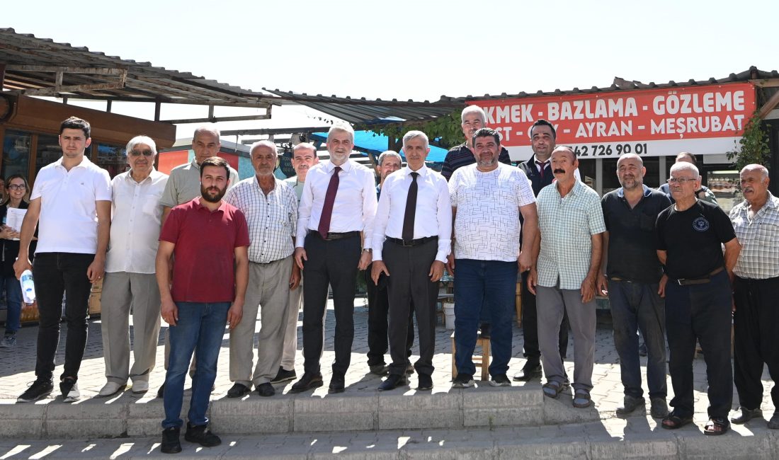 Vali Mükerrem Ünlüer ile birlikte Trabzon Caddesi Kentsel Tasarım Alanı
