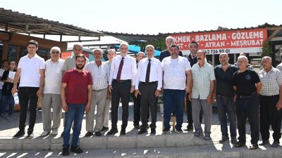 Vali Mükerrem Ünlüer ile birlikte Trabzon Caddesi Kentsel Tasarım Alanı