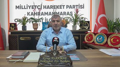 Milliyetçi Hareket Partisi (MHP) Onikişubat İlçe Başkanı Koray Korkmaz, 5.