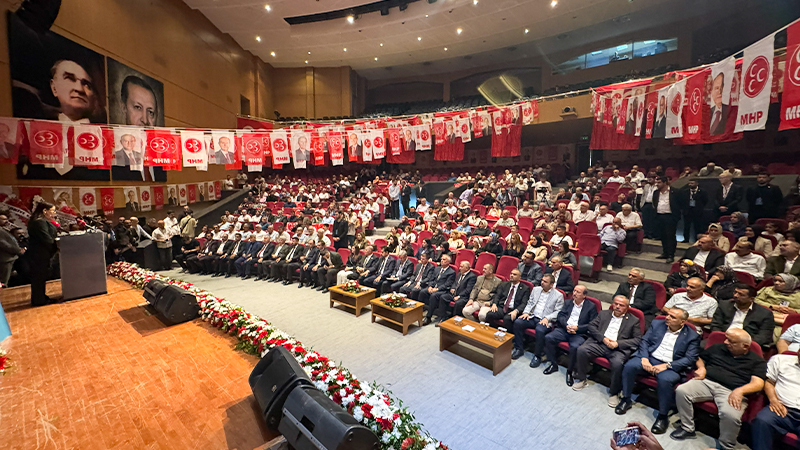 MHP Onikişubat’ta Kongre Heyecanı: Koray Korkmaz Güven Tazeledi Milliyetçi Hareket Partisi Onikişubat İlçe Başkanlığı’nın 5.