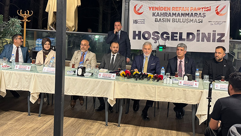 Yeniden Refah Partisi’nden Kahramanmaraş’ta Gündem Dolu Basın Toplantısı Yeniden Refah Partisi Kahramanmaraş İl Başkanlığı, basın mensuplarıyla bir araya