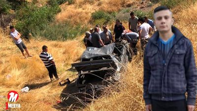 Kahramanmaraş’ın Onikişubat ilçesinde kontrolden çıkarak takla atan otomobilde bulunan 19