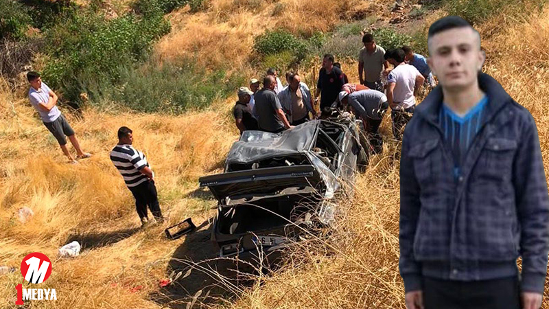 Kahramanmaraş’ın Onikişubat ilçesinde kontrolden çıkarak takla atan otomobilde bulunan 19