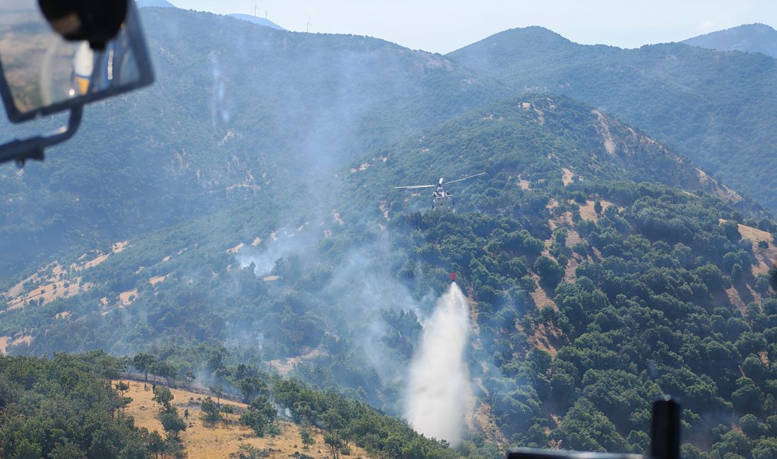 Kahramanmaraş’ın Andırın ilçesinde çıkan orman yangını, ekiplerin hızlı müdahalesiyle kontrol
