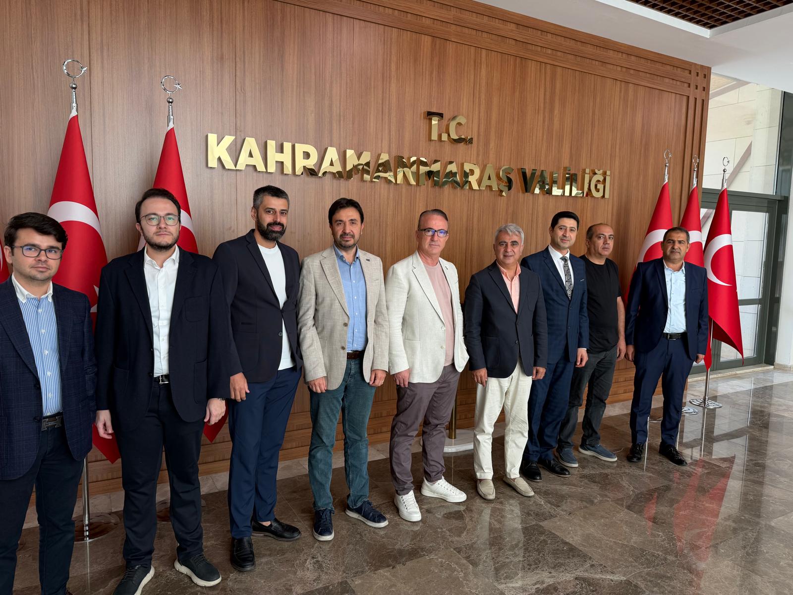 KİSAM Yönetiminden Vali Ünlüer’e Ziyaret Kahramanmaraş İnovasyon ve Stratejik Araştırmalar Merkezi (KİSAM) Yönetim Kurulu üyeleri,
