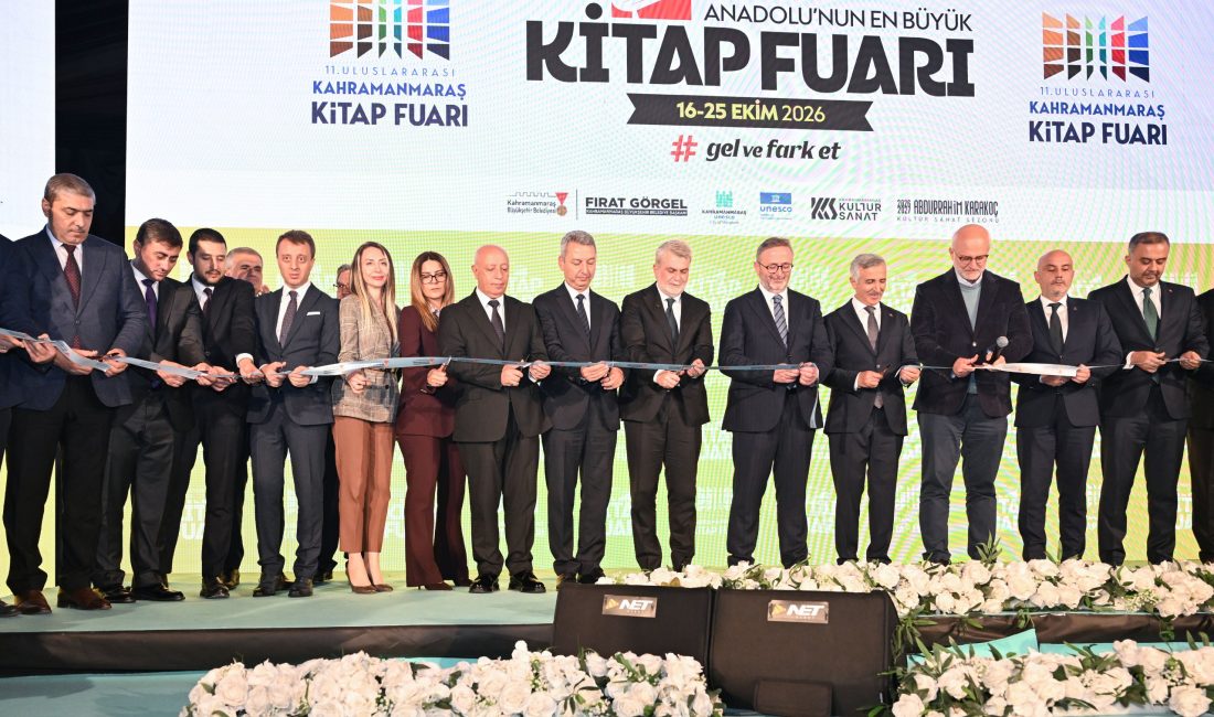 11. Uluslararası Kahramanmaraş Kitap Fuarı Kapılarını Açtı Kahramanmaraş’ın köklü edebiyat ve şiir geleneğini gelecek kuşaklara aktarmak amacıyla