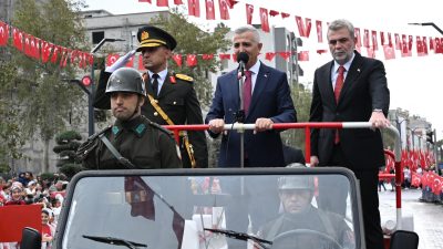 29 Ekim Cumhuriyet Bayramı’nın 103’üncü yıl dönümü dolayısıyla düzenlenen kutlamalar,